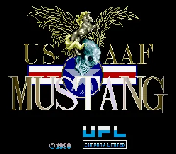 US AAF Mustang (Japan) screen shot title